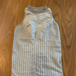 Athleta Light Gray Knit Top